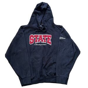 Vintage University Hoodie Embroidered State Championship Men XL